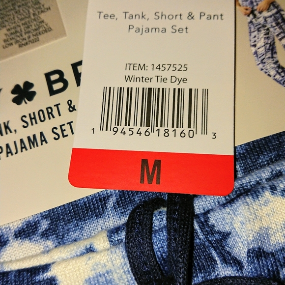 Lucky Brand Tee Tank Short & Pant Pajama Set Size: Medium - Picture 10 of 12